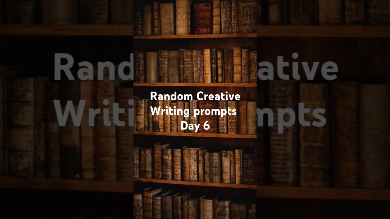 Random Creative Writing Prompts Day 7 #bookprompts # ...